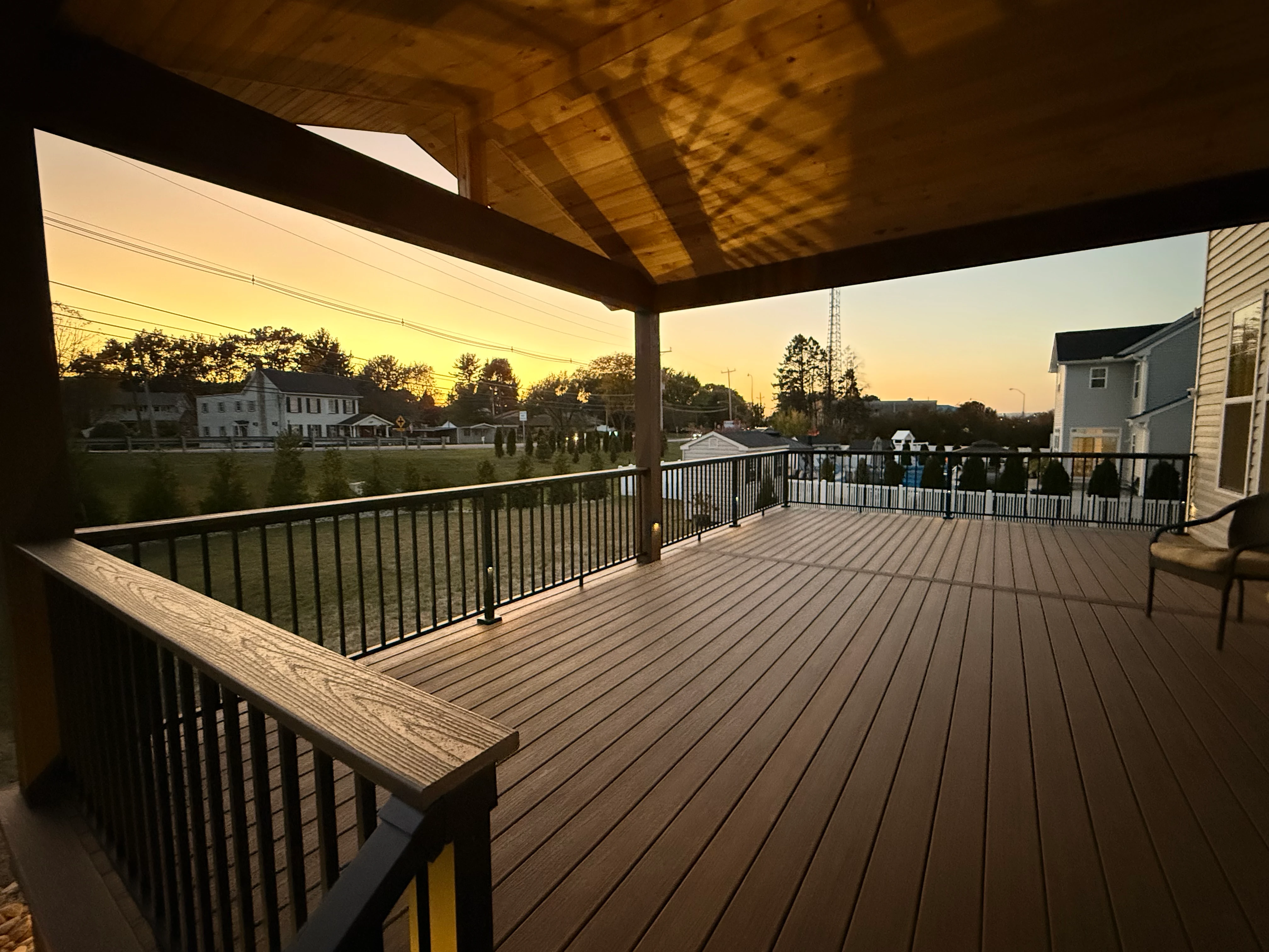 Composite Deck with Lattice Skirt in Nazareth, PA