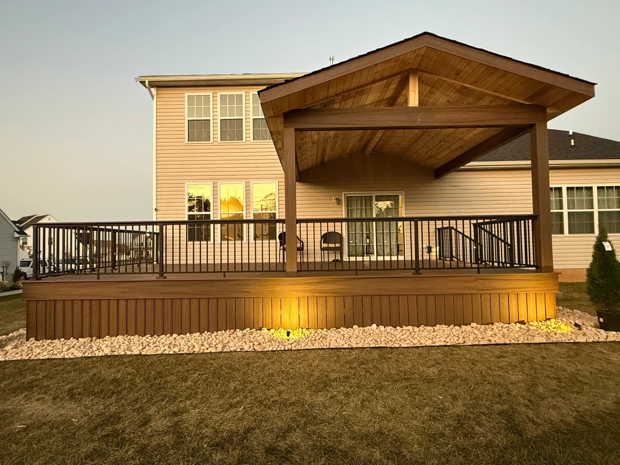 Deck Railing & Lighting Upgrade in Bethlehem, PA